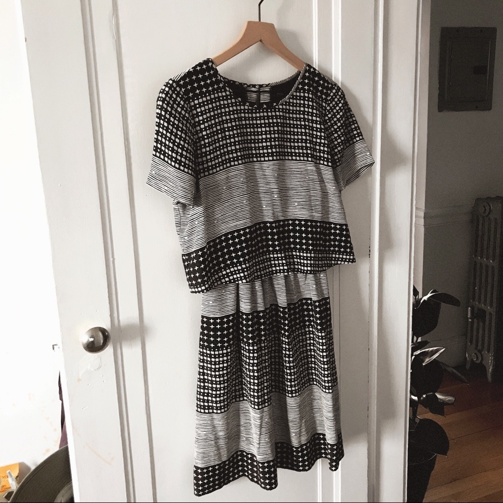 Madewell silk two-piece dress ✨